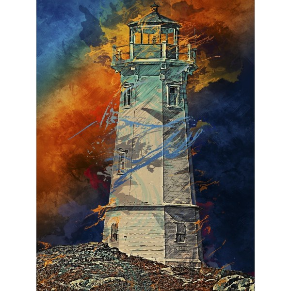 Faro 5d Diy Kit Diamond Painting Pittura Di Diamante NO3103