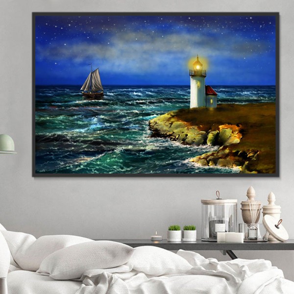 Faro 5d Diy Kit Diamond Painting Pittura Di Diamante NO3080