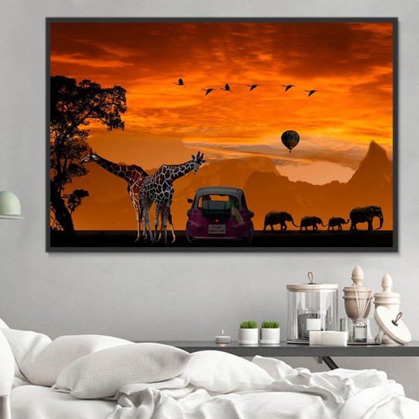 Giraffa 5d Diy Kit Diamond Painting Pittura Di Diamante NO3001