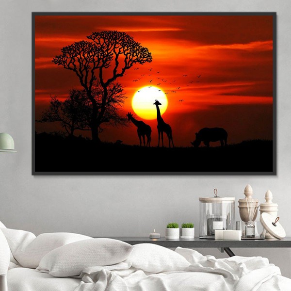 Giraffa 5d Diy Kit Diamond Painting Pittura Di Diamante NO2999