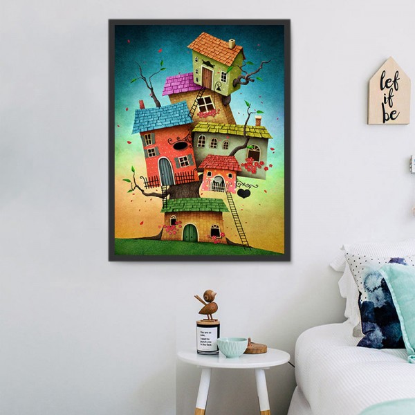 Paese Delle Fate 5d Diy Kit Diamond Painting Pittura Di Diamante NO2968