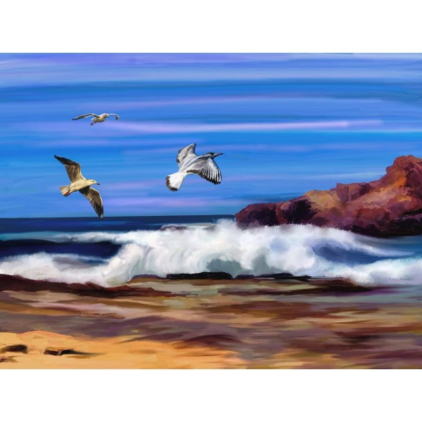 Mare 5d Diy Kit Diamond Painting Pittura Di Diamante NO2953