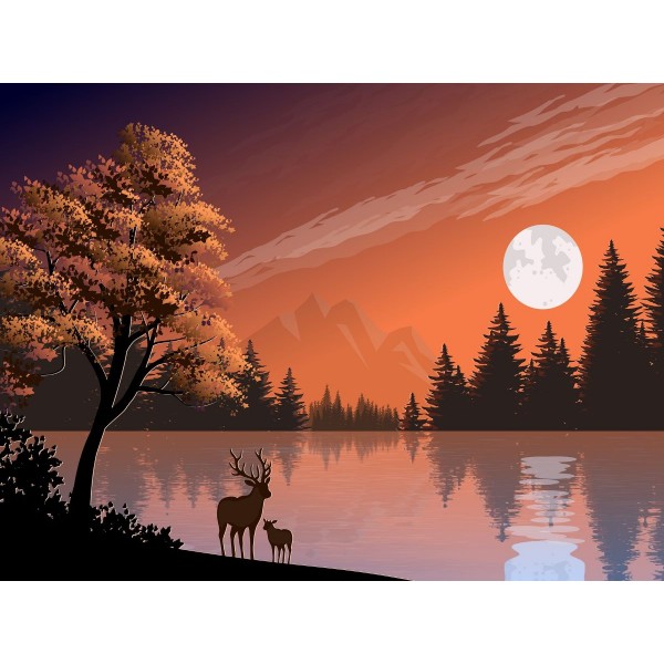 Cervo 5d Diy Kit Diamond Painting Pittura Di Diamante NO2909