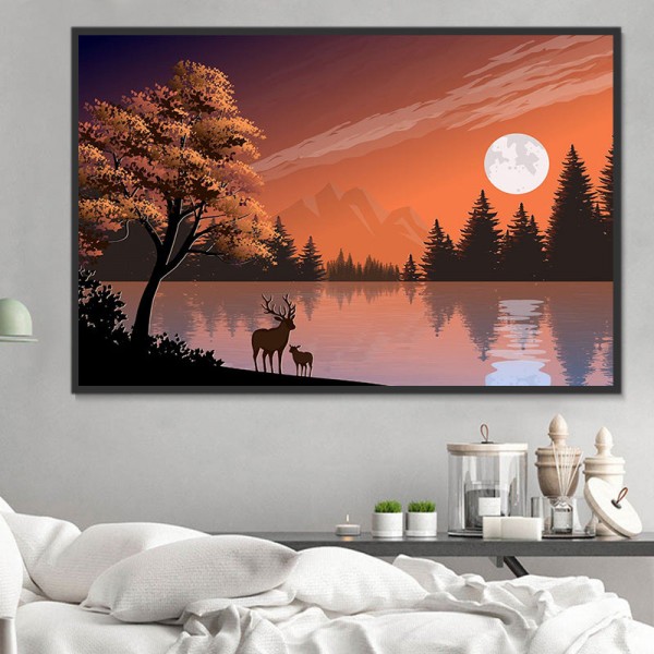 Cervo 5d Diy Kit Diamond Painting Pittura Di Diamante NO2909