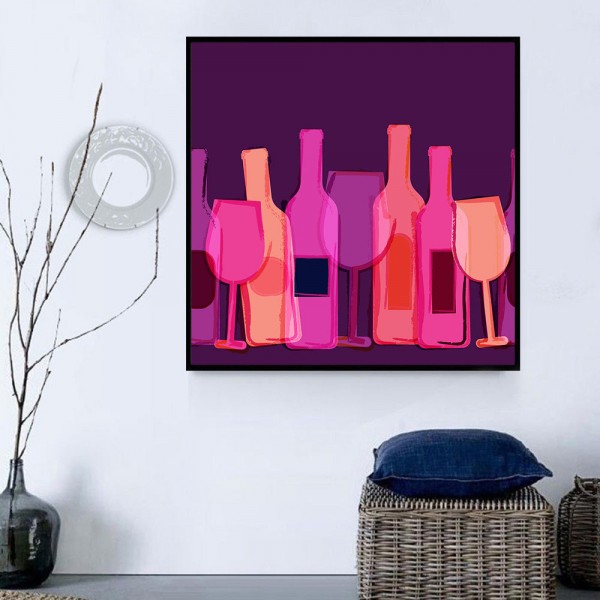 Vino 5d Diy Kit Diamond Painting Pittura Di Diamante NO2783