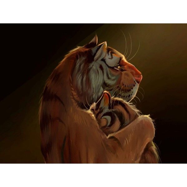 Tigre 5d Diy Kit Diamond Painting Pittura Di Diamante NO2704