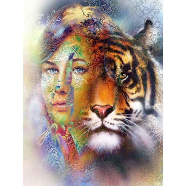 Tigre 5d Diy Kit Diamond Painting Pittura Di Diamante NO2701