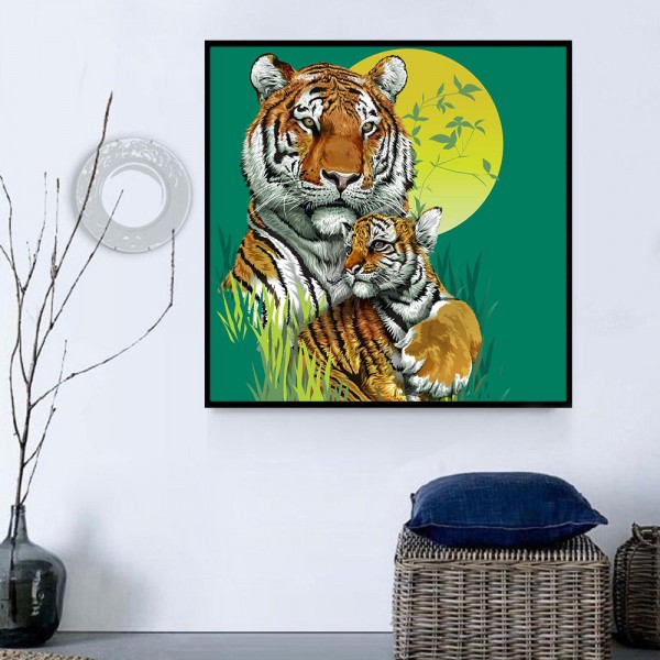 Tigre 5d Diy Kit Diamond Painting Pittura Di Diamante NO2672