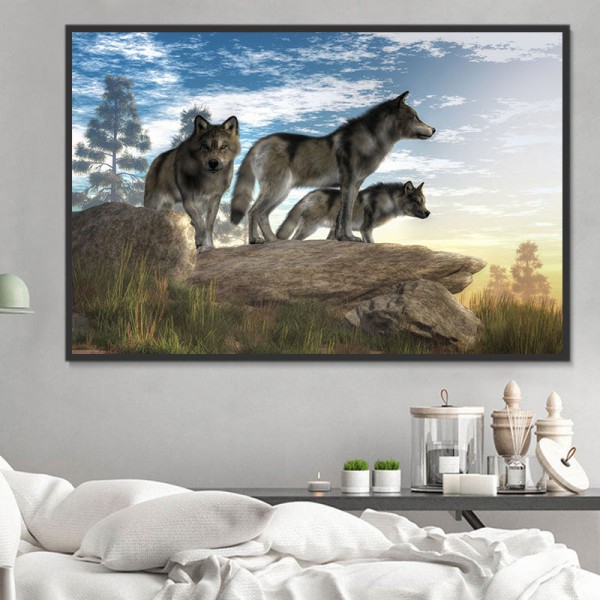 Lupo 5d Diy Kit Diamond Painting Pittura Di Diamante NO2619