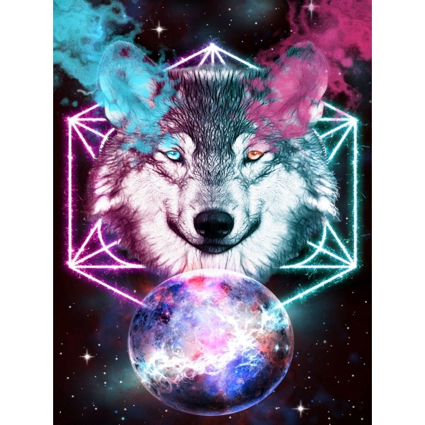 Lupo 5d Diy Kit Diamond Painting Pittura Di Diamante NO2611