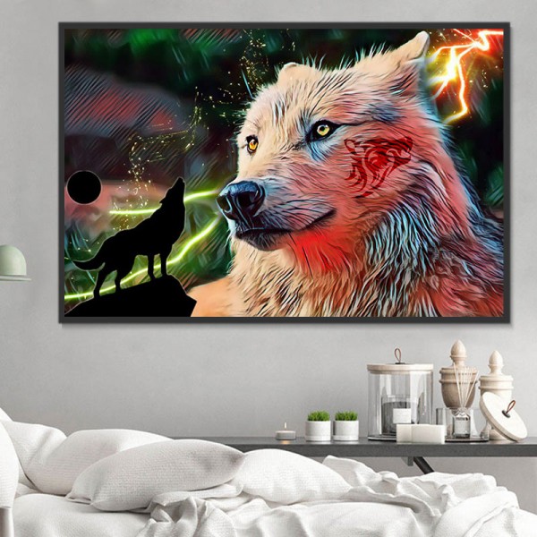 Lupo 5d Diy Kit Diamond Painting Pittura Di Diamante NO2609