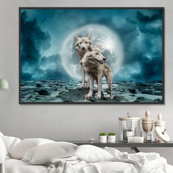 Lupo 5d Diy Kit Diamond Painting Pittura Di Diamante NO2607