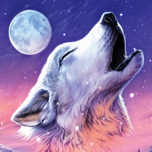 Lupo 5d Diy Kit Diamond Painting Pittura Di Diamante NO2600