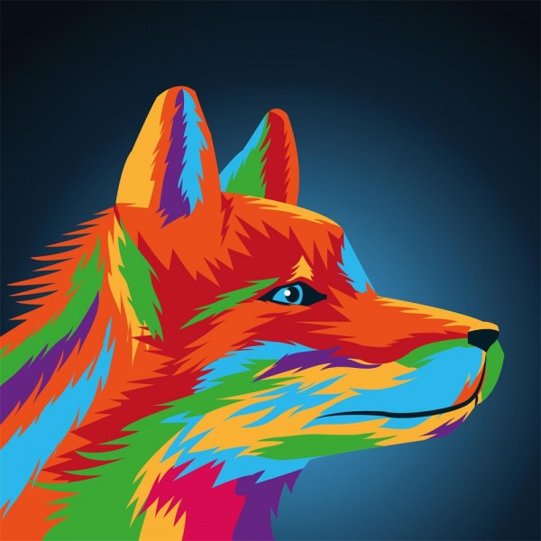 Lupo 5d Diy Kit Diamond Painting Pittura Di Diamante NO2593