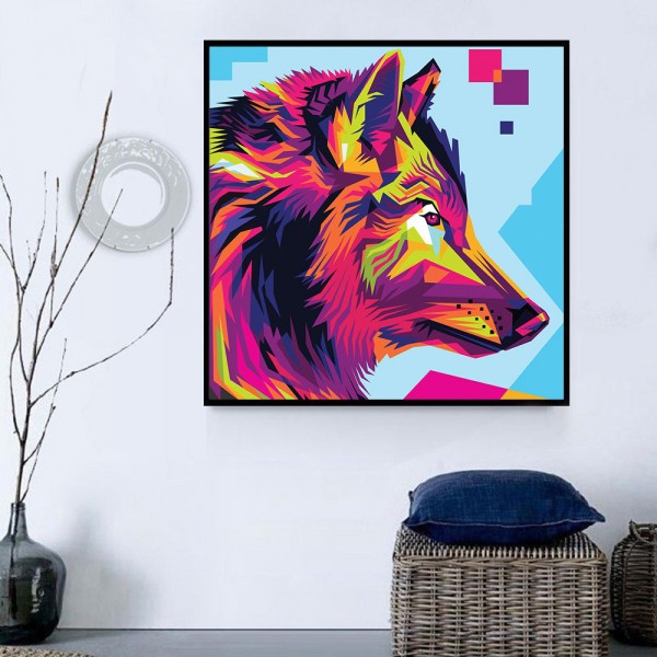 Lupo 5d Diy Kit Diamond Painting Pittura Di Diamante NO2594