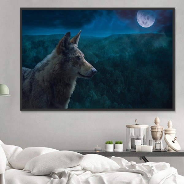 Lupo 5d Diy Kit Diamond Painting Pittura Di Diamante NO2581