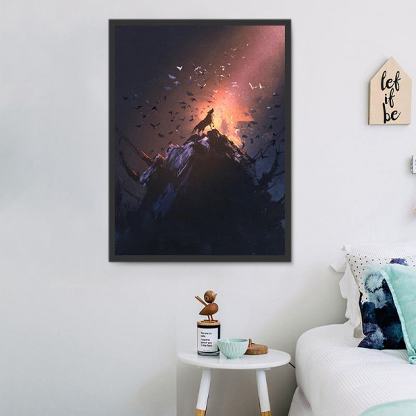 Lupo 5d Diy Kit Diamond Painting Pittura Di Diamante NO2572