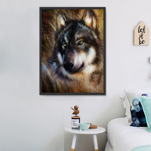 Lupo 5d Diy Kit Diamond Painting Pittura Di Diamante NO2571