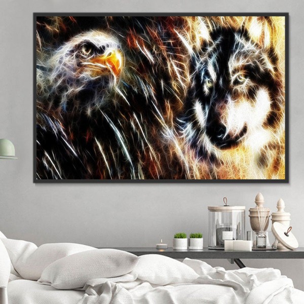 Lupo 5d Diy Kit Diamond Painting Pittura Di Diamante NO2570