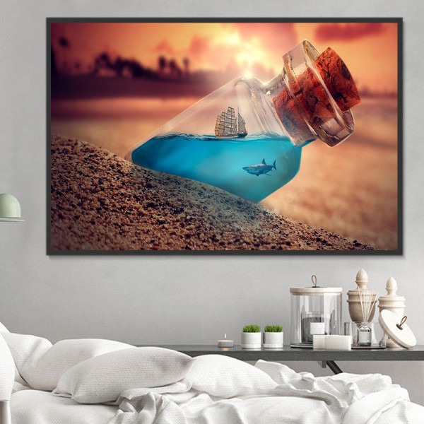 Barche 5d Diy Kit Diamond Painting Pittura Di Diamante NO2471