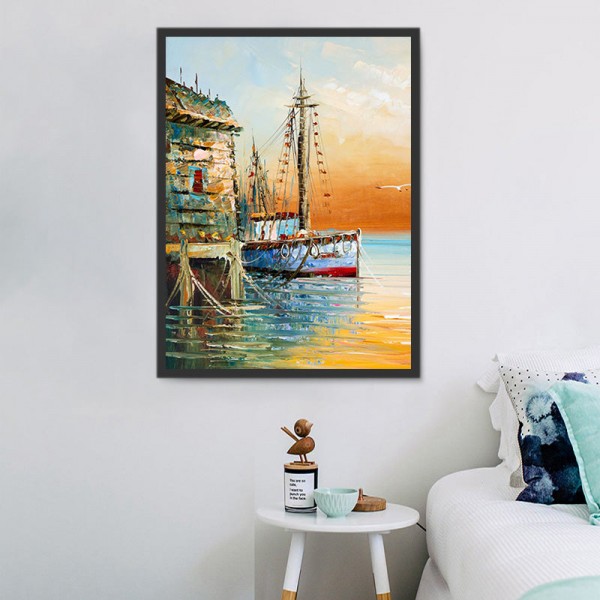 Barche 5d Diy Kit Diamond Painting Pittura Di Diamante NO2466