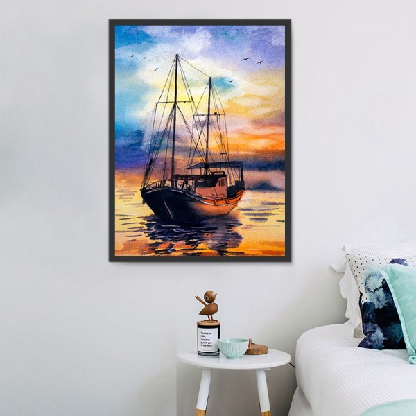 Barche 5d Diy Kit Diamond Painting Pittura Di Diamante NO2464