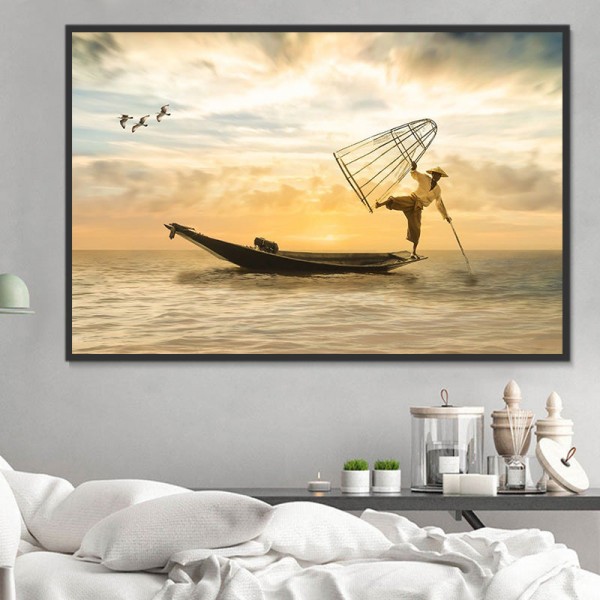 Barche 5d Diy Kit Diamond Painting Pittura Di Diamante NO2452