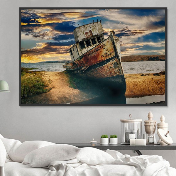 Barche 5d Diy Kit Diamond Painting Pittura Di Diamante NO2450