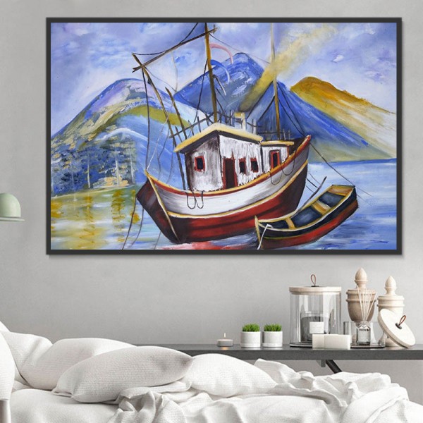 Barche 5d Diy Kit Diamond Painting Pittura Di Diamante NO2441