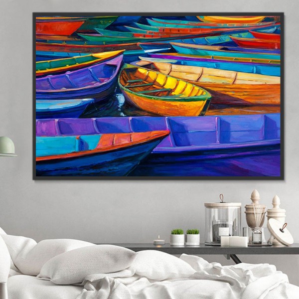 Barche 5d Diy Kit Diamond Painting Pittura Di Diamante NO2436