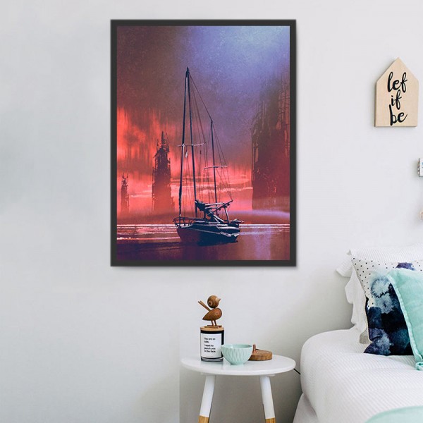 Barche 5d Diy Kit Diamond Painting Pittura Di Diamante NO2434