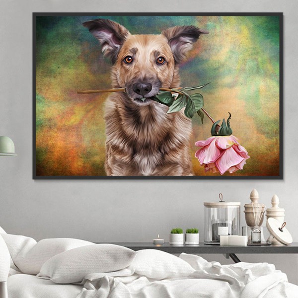 Cani 5d Diy Kit Diamond Painting Pittura Di Diamante NO2396