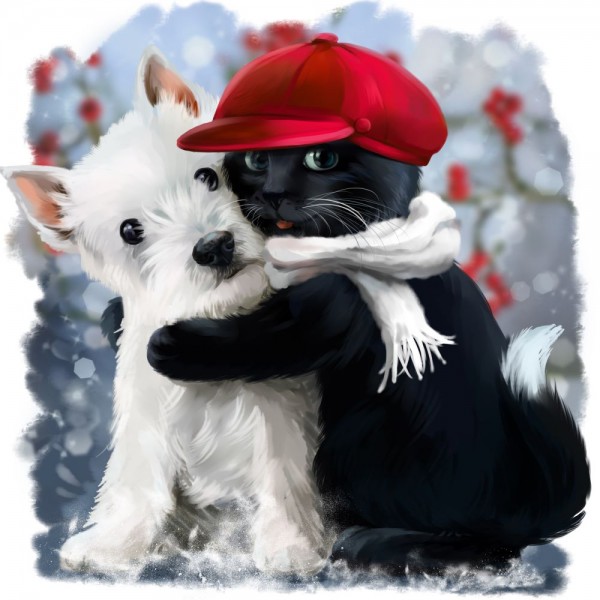 Cani 5d Diy Kit Diamond Painting Pittura Di Diamante NO2391