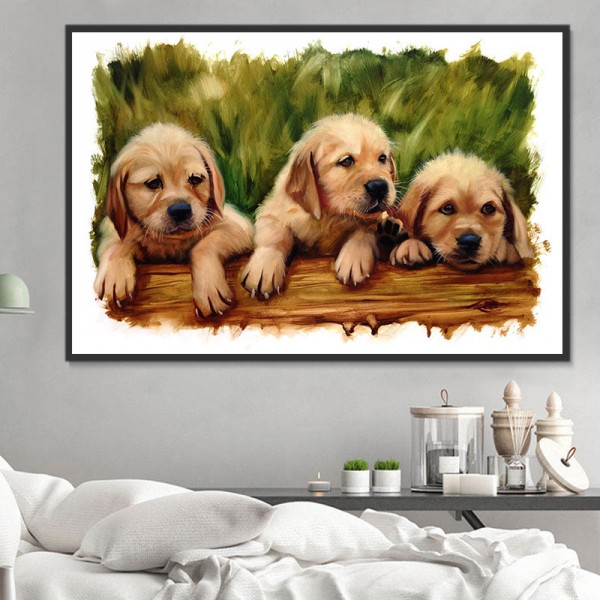 Cani 5d Diy Kit Diamond Painting Pittura Di Diamante NO2393