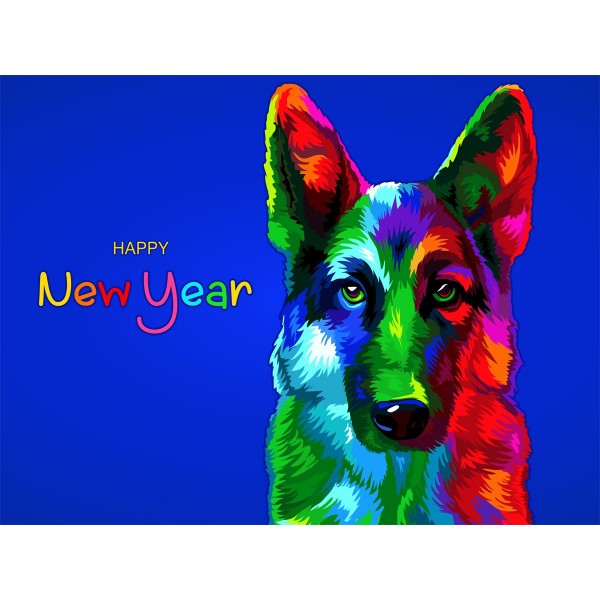 Cani 5d Diy Kit Diamond Painting Pittura Di Diamante NO2359