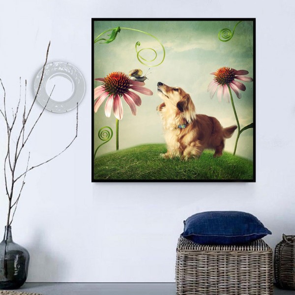 Cani 5d Diy Kit Diamond Painting Pittura Di Diamante NO2360