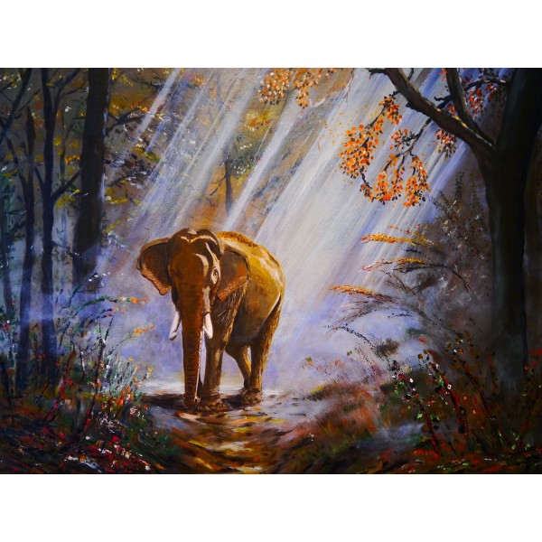 Elefante 5d Diy Kit Diamond Painting Pittura Di Diamante NO2279