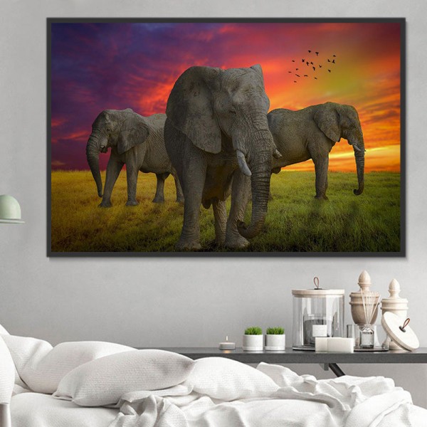 Elefante 5d Diy Kit Diamond Painting Pittura Di Diamante NO2280