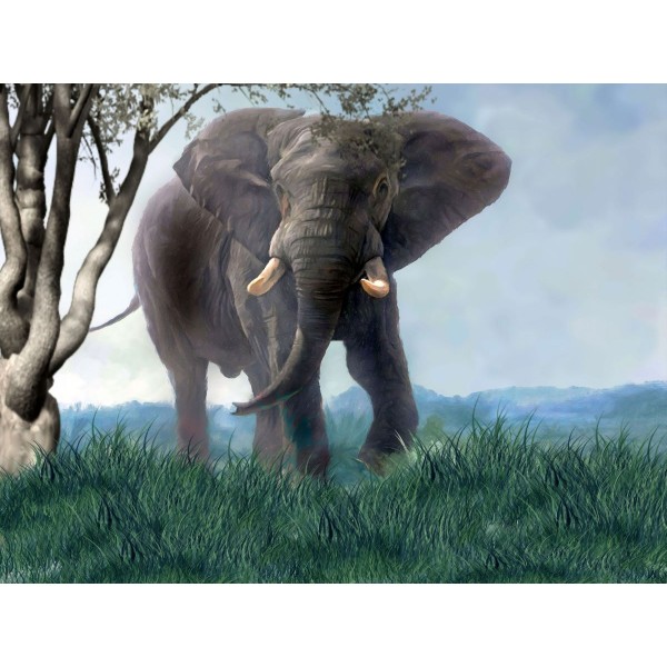 Elefante 5d Diy Kit Diamond Painting Pittura Di Diamante NO2274