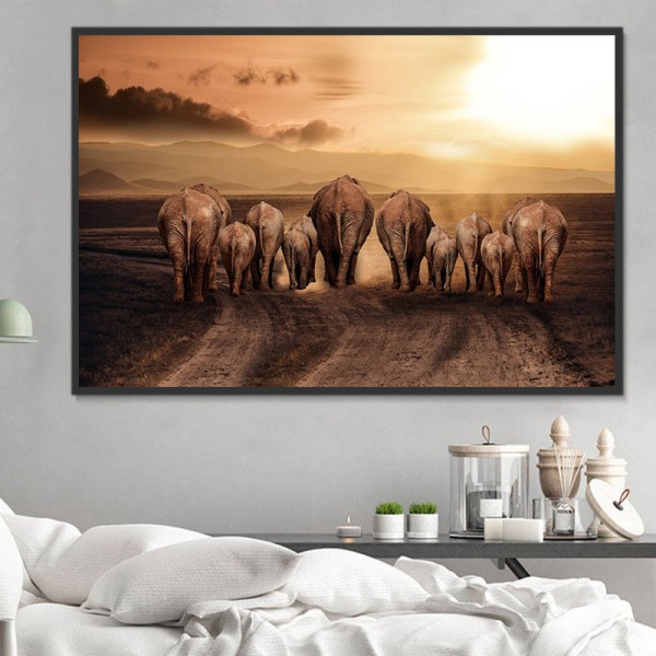 Elefante 5d Diy Kit Diamond Painting Pittura Di Diamante NO2275