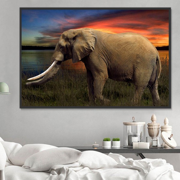 Elefante 5d Diy Kit Diamond Painting Pittura Di Diamante NO2273