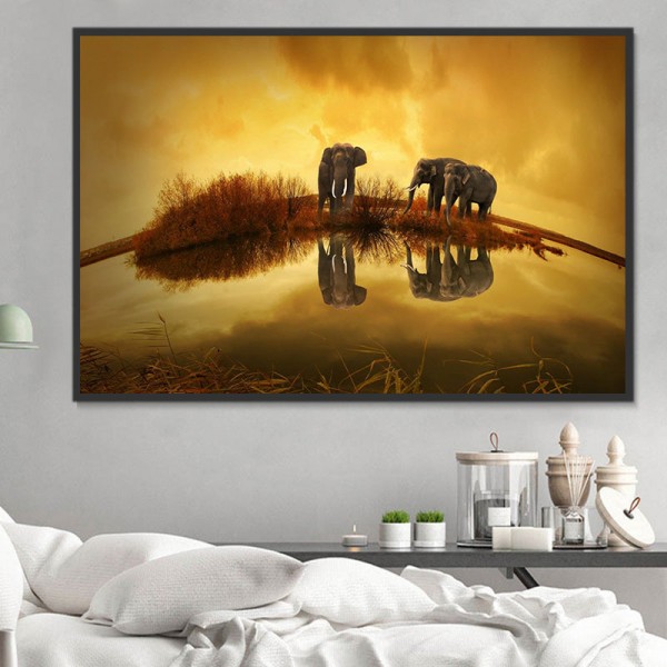 Elefante 5d Diy Kit Diamond Painting Pittura Di Diamante NO2271