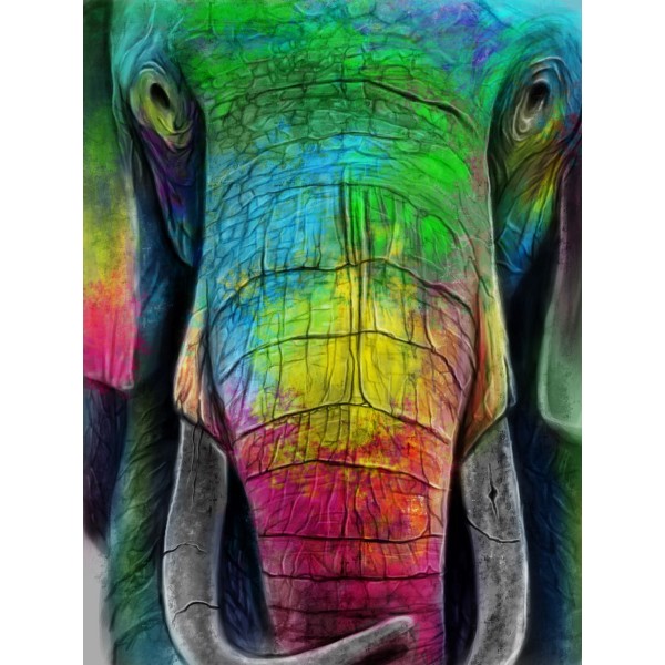 Elefante 5d Diy Kit Diamond Painting Pittura Di Diamante NO2268