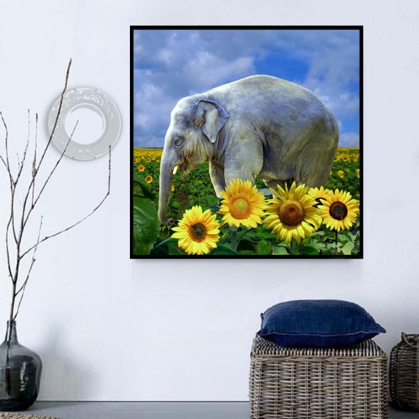 Elefante 5d Diy Kit Diamond Painting Pittura Di Diamante NO2270