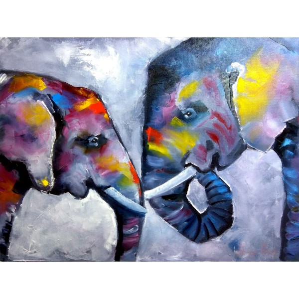 Elefante 5d Diy Kit Diamond Painting Pittura Di Diamante NO2265