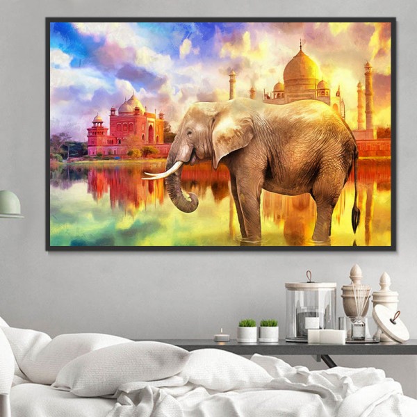 Elefante 5d Diy Kit Diamond Painting Pittura Di Diamante NO2262
