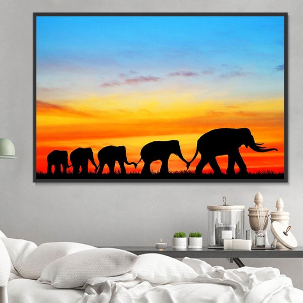 Elefante 5d Diy Kit Diamond Painting Pittura Di Diamante NO2260