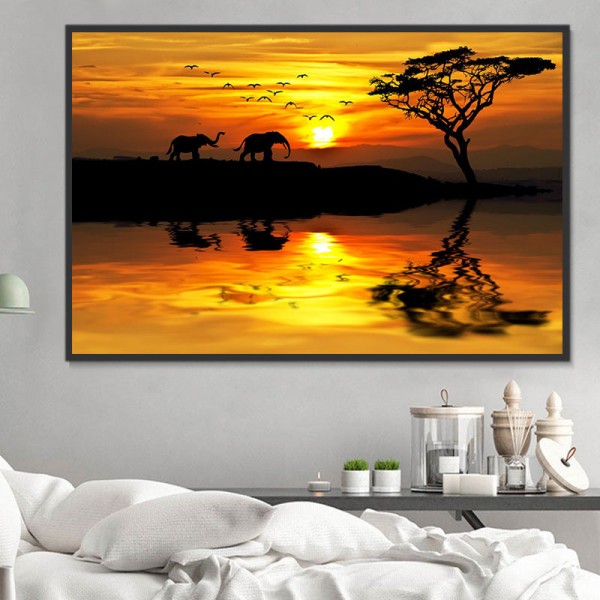 Elefante 5d Diy Kit Diamond Painting Pittura Di Diamante NO2256