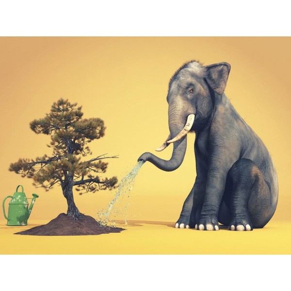 Elefante 5d Diy Kit Diamond Painting Pittura Di Diamante NO2246