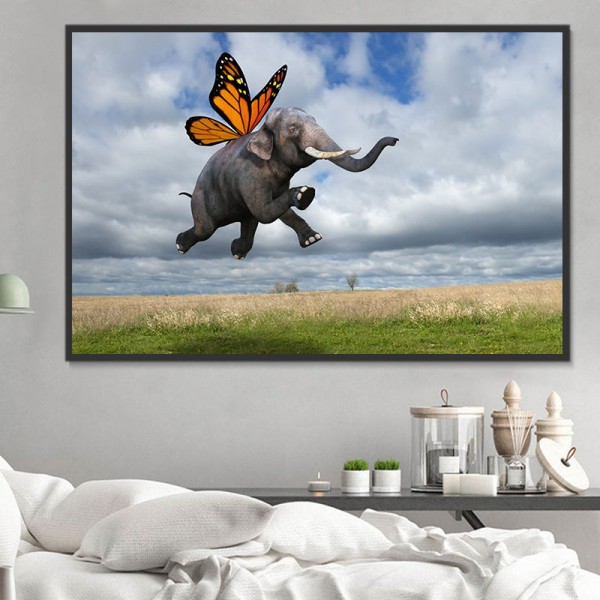 Elefante 5d Diy Kit Diamond Painting Pittura Di Diamante NO2247
